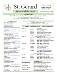 Eighth Sunday in Ordinary Time