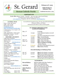 REVISED Sixth Sunday in Ordinary Time